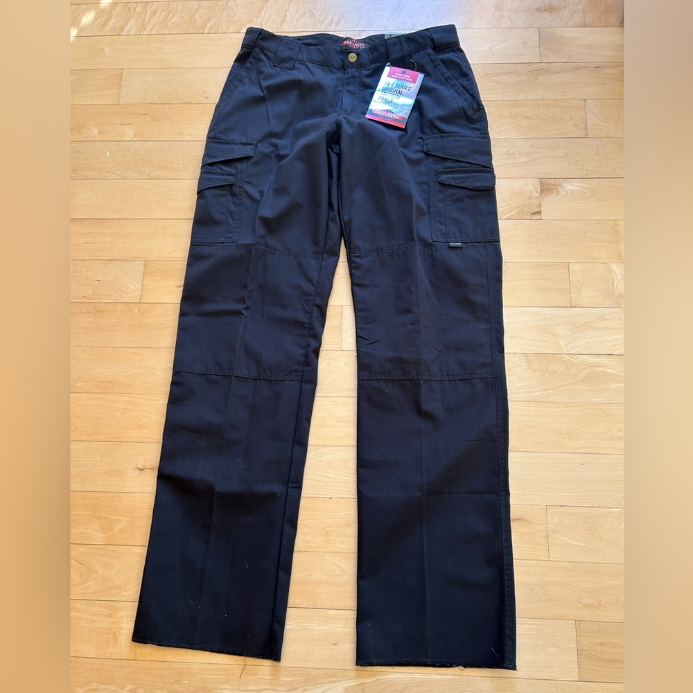 Women’s TRU-SPEC 24-7 Series Original Tactical Pants, Black Size 10 Unhemmed NWT